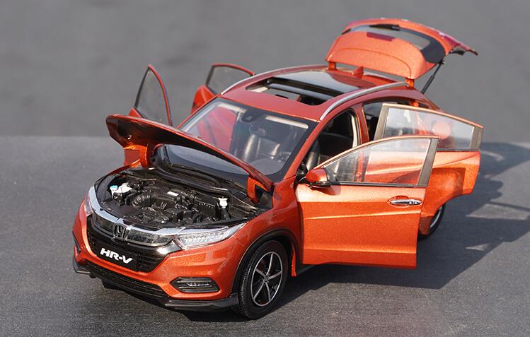 Original factory Diecast scale HONDA HR-V VEZEL 2019 alloy simulation car model for gift, toys