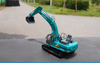 Original factory Blue 1:35 SUNWARD SWE500ES Large excavator alloy model for gift, collection