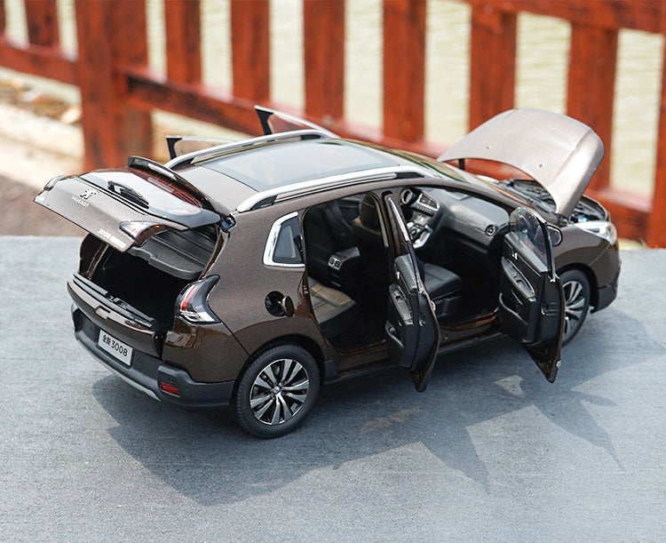 Diecast 1:64 Scale PEUGEOT 3008 Sedan Alloy Simulation Car Delicacy  Miniature Model Static Collectible Toy Holiday Gift - AliExpress