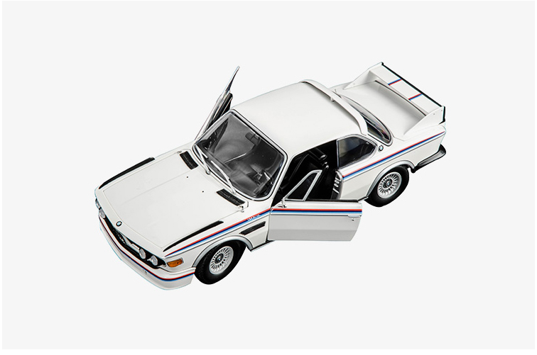 Original 1:18 BMW 3.0 1971 CSL25 diecast minichamp alloy vintage