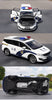 Original factory 1:18 GEELY Jiaji diecast police car model MPV 2019 version Alloy commercial car for gift, collection