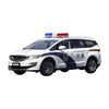 Original factory 1:18 GEELY Jiaji diecast police car model MPV 2019 version Alloy commercial car for gift, collection