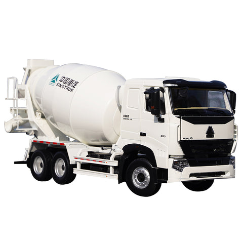 Original 1:24 Sinotruk HOWO A7 diecast concrete mixer cement truck 