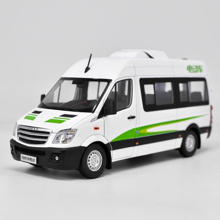 1:24 Higher pure electric commercial vehicles van die cast model with small gift