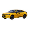 Original factory 1:18 Honda Grid INTEGRA 2022 yellow diecast car model for gift, toys