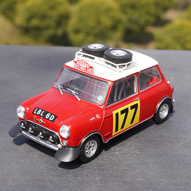 Original factory 1:18 IXO Mini Bean Mini Cooper 177# Monte Carlo