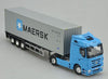 1:50 evergreen Maersk Diecast Mercedes-Benz Container Truck Model