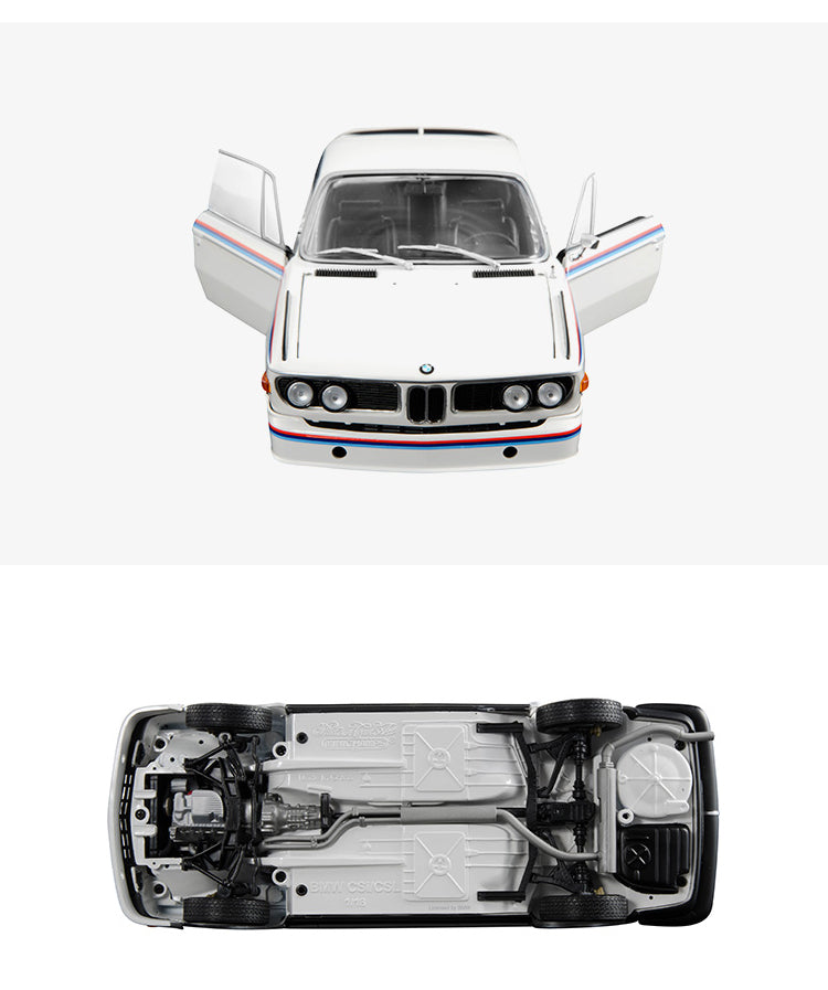 Original 1:18 BMW 3.0 1971 CSL25 diecast minichamp alloy vintage