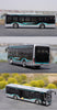 Original factory 1:42 Golden Dragon Weiblue Azure diecast alloy bus model with lamps for gift, collection