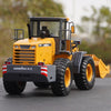 Original factory 1:35 Diecast Longgong LG856B Wheel loader alloy engineering machinery modelS for toy gift