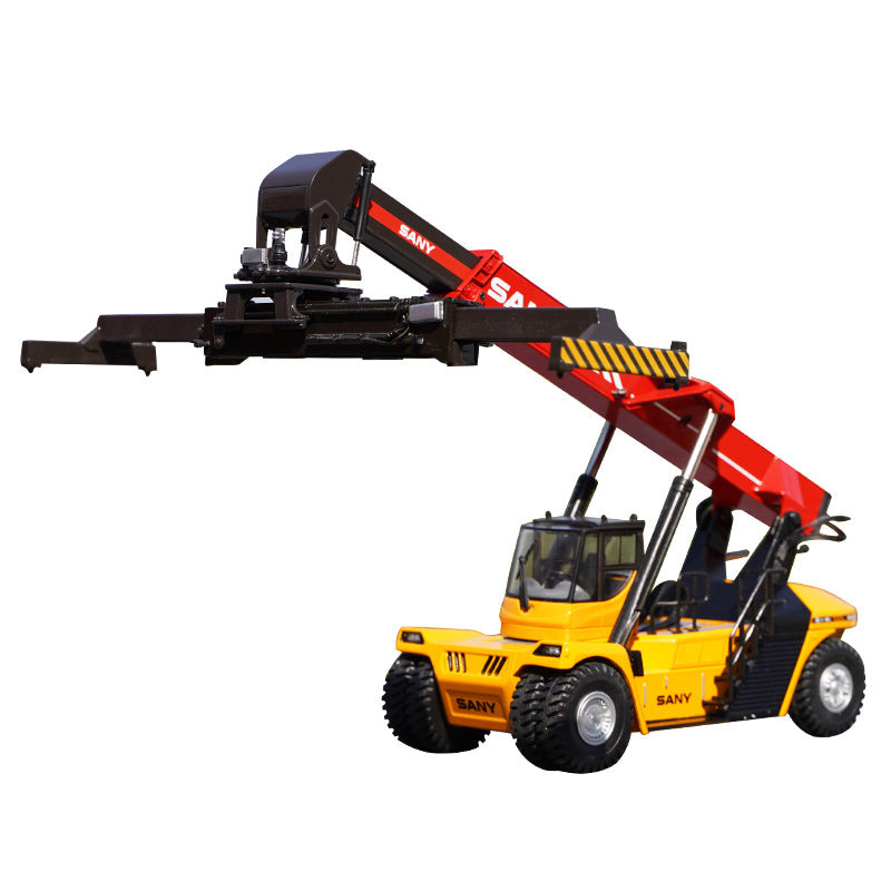 Original factory 1:50 SANY Container front lifting Reach stacker crane model diecast forklift stacking crane mechanical models for gift