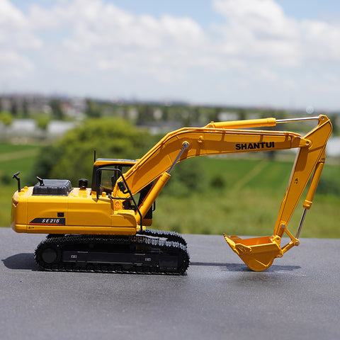 Original factory 1:35 SHANTUI SE215 Diecast excavator alloy