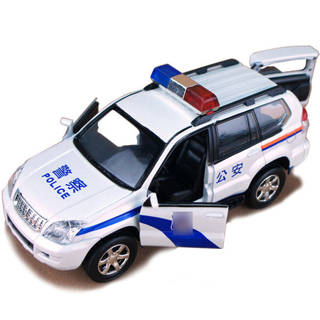 die cast toy Police car model,  Police off-road vehicle lamborghini alloy simulation