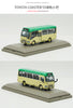 Original factory 1:76 TOYOTA COASTER Mini HK Diecast BUS Model alloy Hongkong mini bus miniature for gift