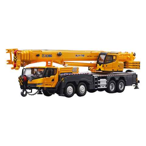 1:50 Xcmg Xct75 75ton Mobile Heavy Crane Metal Truck Model 