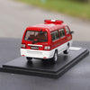 Original factory Southeast Deli 1:43 Red diecast firetruck simulation alloy car model for gift, toys